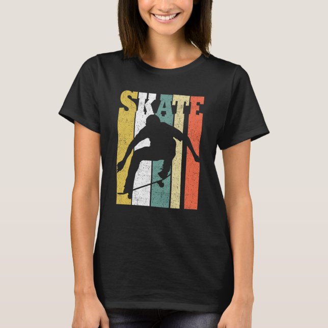 Skateboarding Skate Skater Skateboarder T-Shirt (Front)