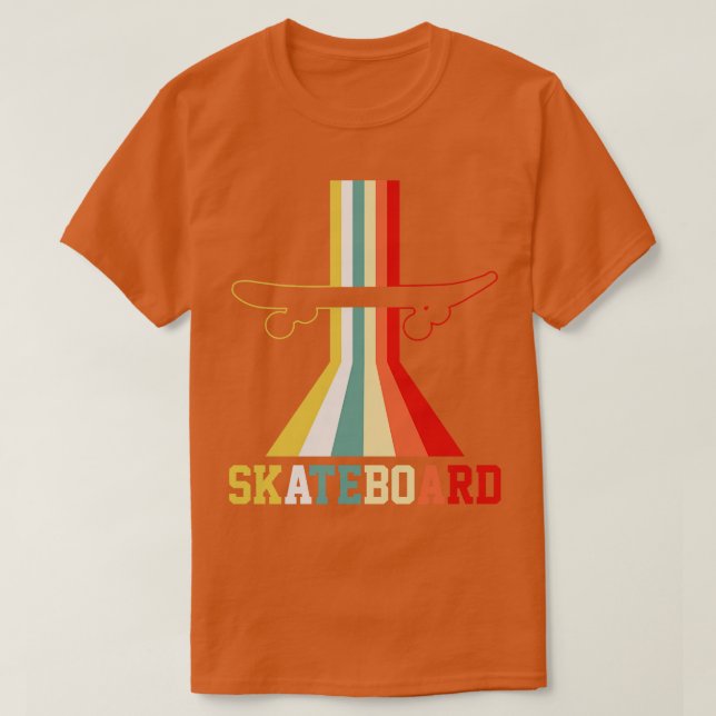 Skateboarding Skateboard Skateboarder Vintage T-Shirt (Design Front)