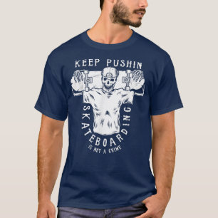Skateboarding Skateboard Skeleton Halloween Skateb T-Shirt