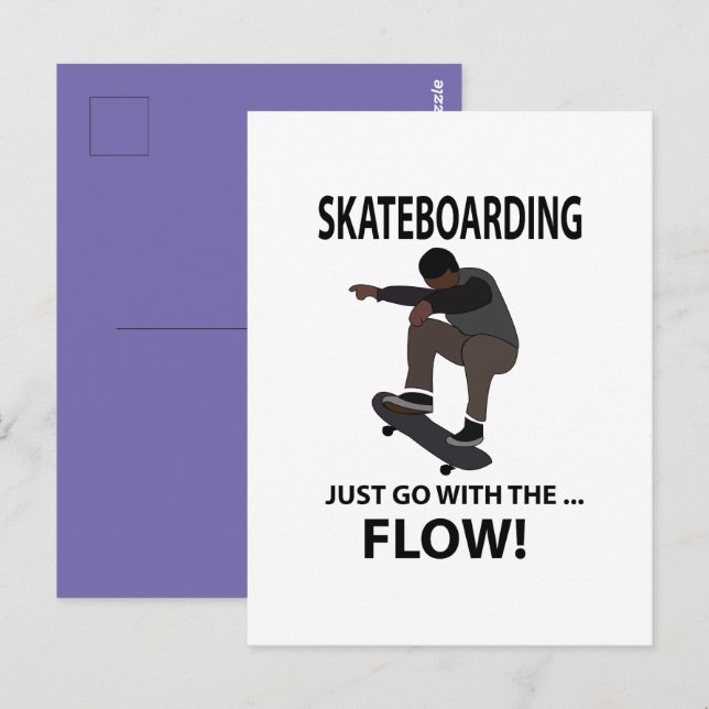 Skateboarding Skateboarder Postcard (Front/Back)