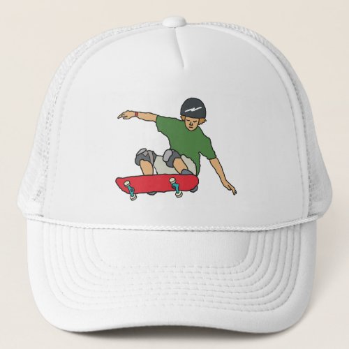 Skateboarding Trucker Hat