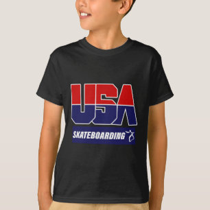 Skateboarding Usa T-Shirt