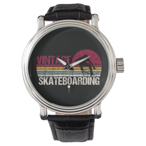 Skateboarding Vintage Retro Watch