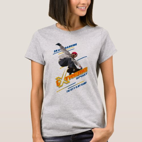 Skateboarding  Womens T_Shirt