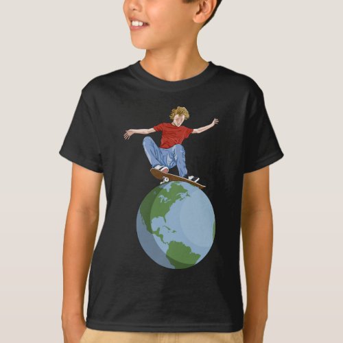 Skateboarding World T_Shirt