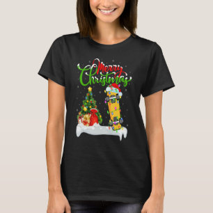 Skateboarding Xmas Decorations Skateboarding Chr T-Shirt
