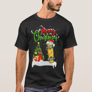 Skateboarding   Xmas Decorations Skateboarding Chr T-Shirt