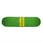 Game
 Letter nomsa luv's andile
 Tiles  Skateboards