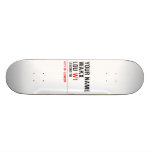 Your Name WAKX LOU  Skateboards