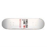 English Lane  Skateboards