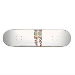Never gonna give you up
 Never gonna let you down
 Never gonna run around 
 and desert you
 
 Never gonna make you cry
 Never gonna say goodbye
 Never gonna tell a lie
 and hurt you  Skateboards