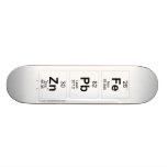 Fe
 Pb
 Zn  Skateboards