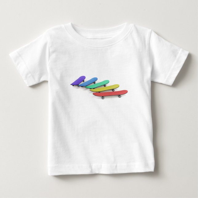 Skateboards Baby T-Shirt (Front)