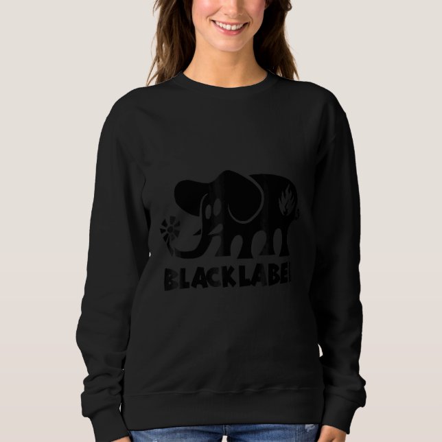 Skateboards Blacks Labels Elephant Sweatshirt (Front)
