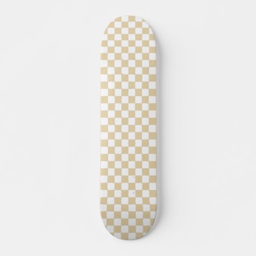 Skateboards Checker Pattern_black and white 