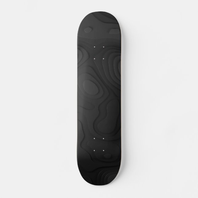 Skateboards plan topographique 3D montagne (Front)