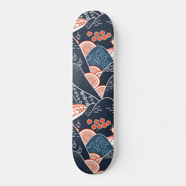 Skateboards samouraïs mosaïque (Front)