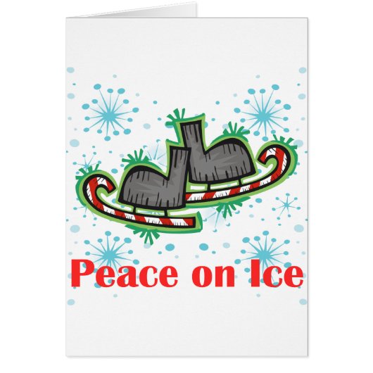 SkateChick Peace On Ice Cards (Front)
