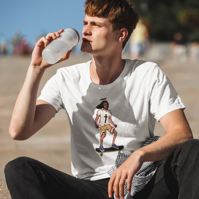 Skater Angel Cartoon Skateboard Streetwear Tee (Creator Uploaded)