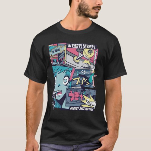 Skater Anime T_Shirt for Men and Women