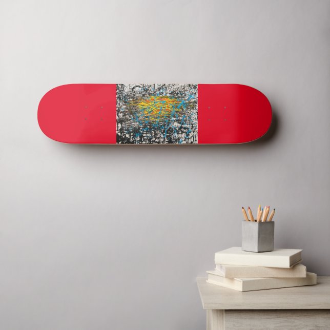 Skater Art on Board (Wall Art (Horz))