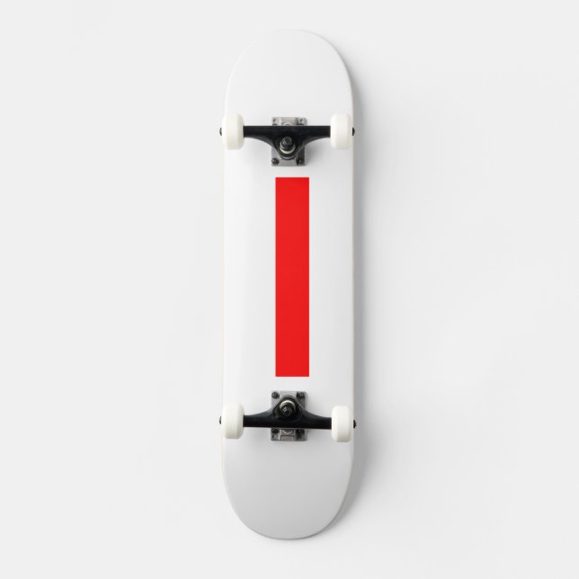 Skater Board Create Your Own Custom RED (Front)