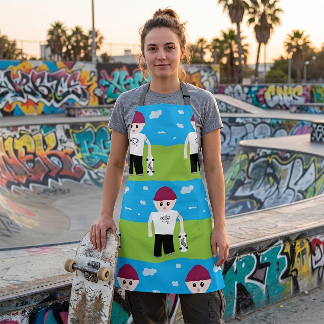 Skater Boy Apron (Creator Uploaded)