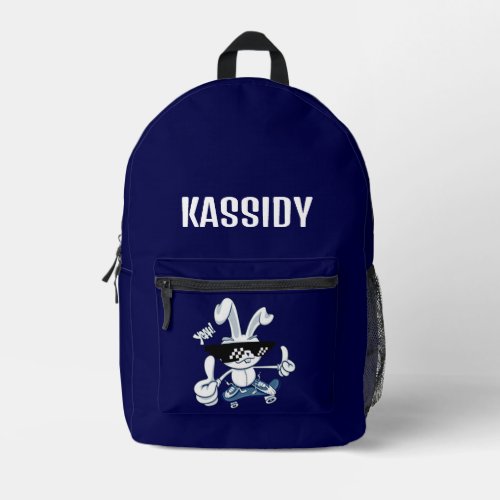 Skater Boy Printed Backpack