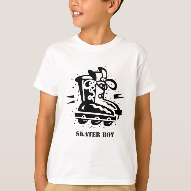 Skater Boy - Rollerblading T-Shirt (Front)