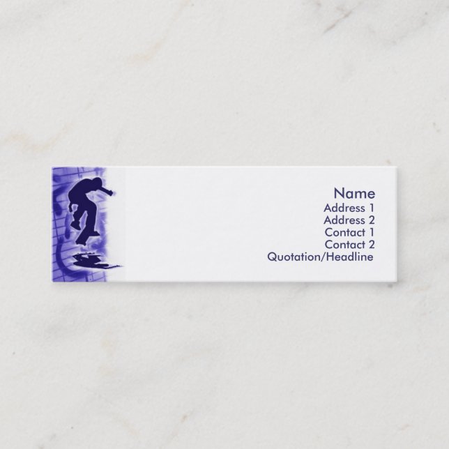 Skater Business Card (Front)