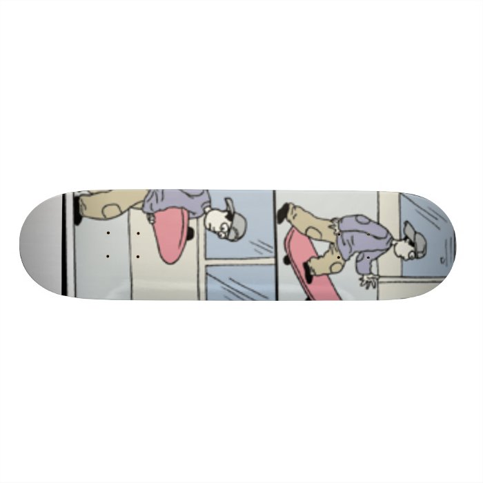 Skater cartoon skate board deck