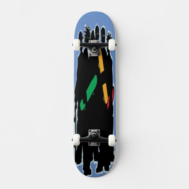 Skater Club Skateboard Deck (Front)