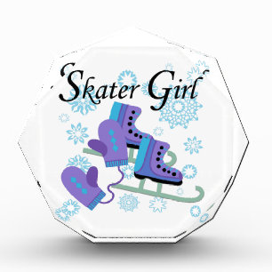 Skater Girl Acrylic Award