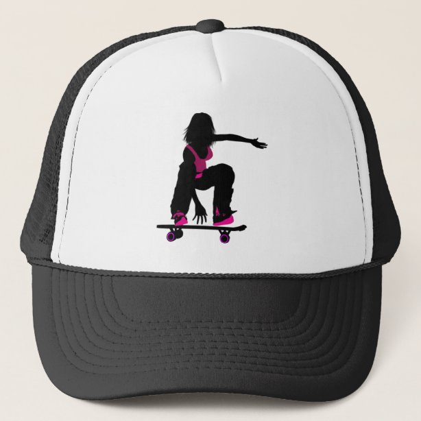 Skater Girl Hats & Caps Zazzle