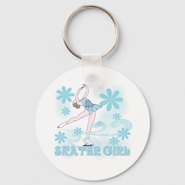 Skater Girl Keychain (Front)