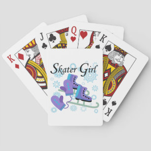 Skater Girl Poker Cards