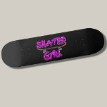 Skater Girl Purple Pink Skateboard<br><div class="desc">Any Skateboarder Girl will love this one - see my store for lots more skateboard gift ideas.</div>