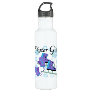 Skater Girl Stainless Steel Water Bottle