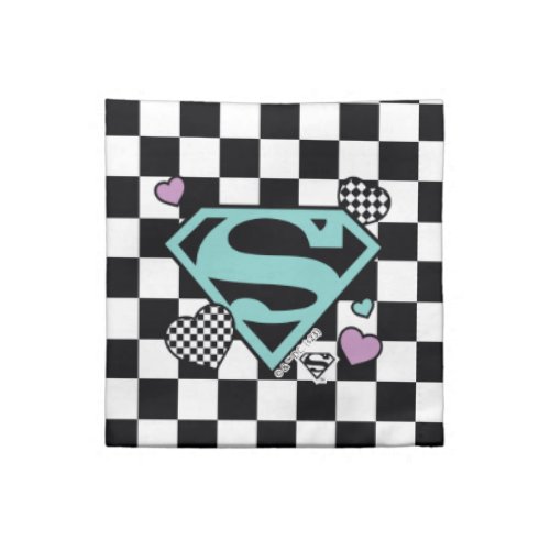 Skater Girl Supergirl Hearts S_Shield Cloth Napkin