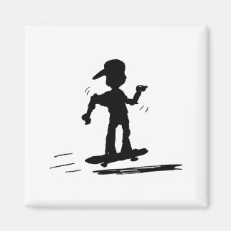 Skater Kid by Cussdum Designs Magnet