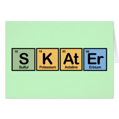 Skater made of Elements