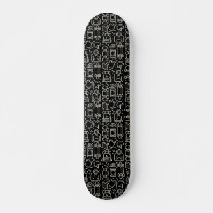 Skater Print Skateboard
