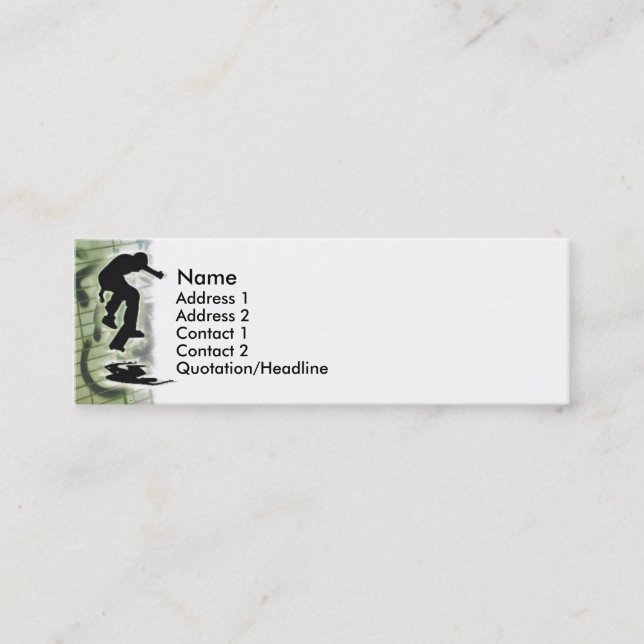 Skater Profile Card (Front)