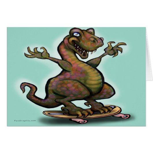 Skater Saurus Rex (Front Horizontal)