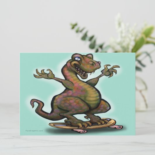 Skater Saurus Rex (Standing Front)