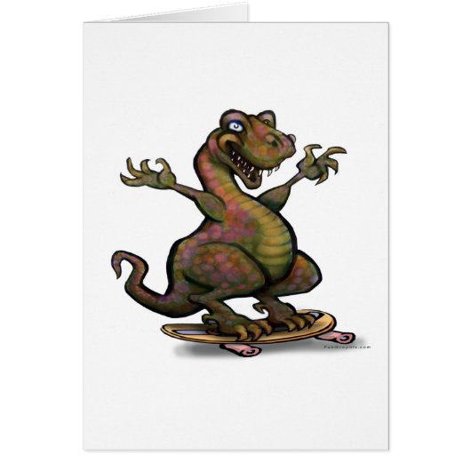 Skater Saurus Rex Cards (Front)