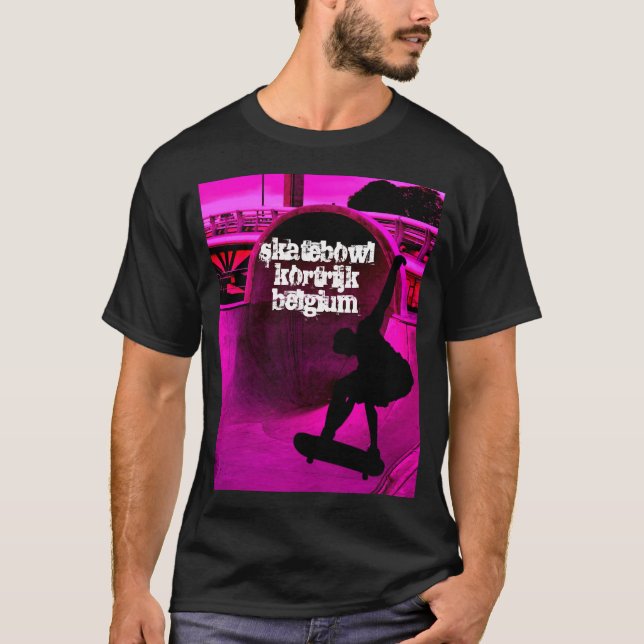 skater shirt, skatebowl kortrijk belgium T-Shirt (Front)