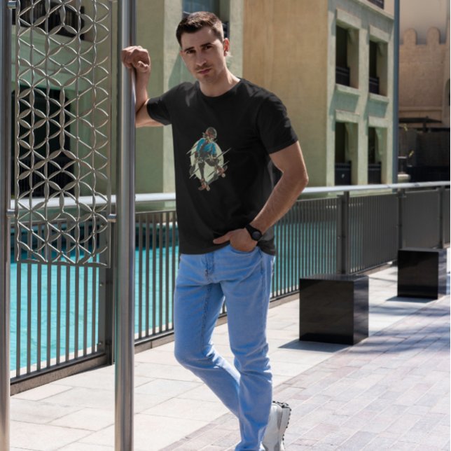 Skater Skeleton Character   T-Shirt (Creator Uploaded)