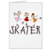 Skater Stick Girls Card (Front)
