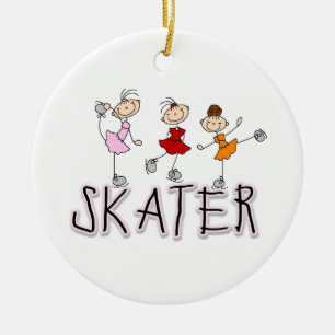 Skater T-shirts and Gifts Ceramic Ornament